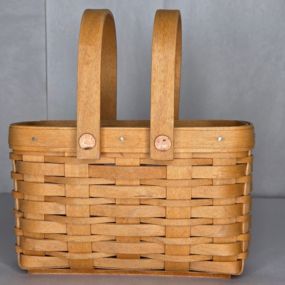 1998 Longaberger Little Market Basket with Protector